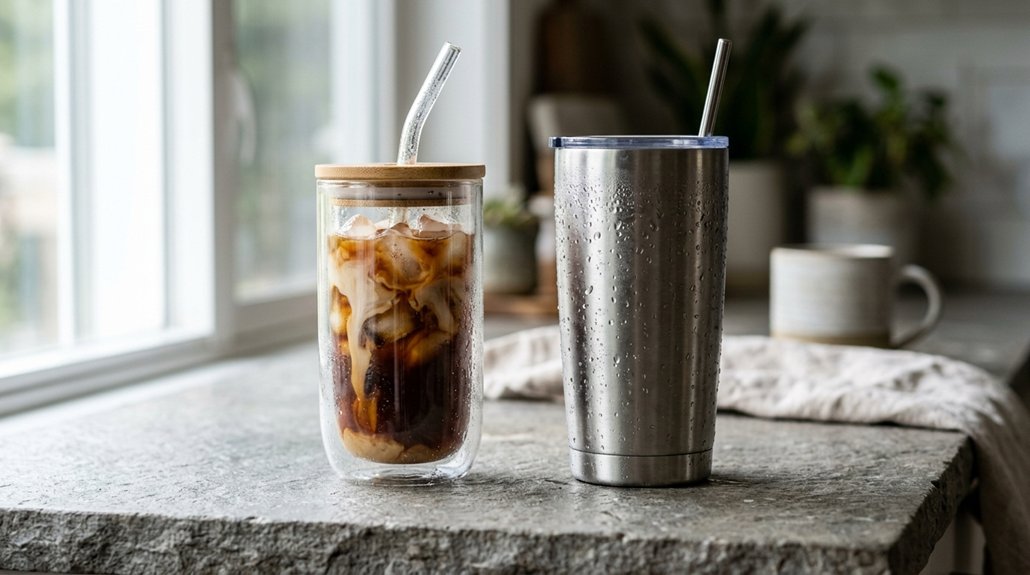 insulated glass versus stainless steel